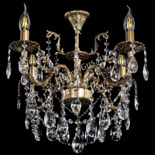 Люстра бронзовая Артемида №4 журавлик в Сочи Гусь Хрустальный