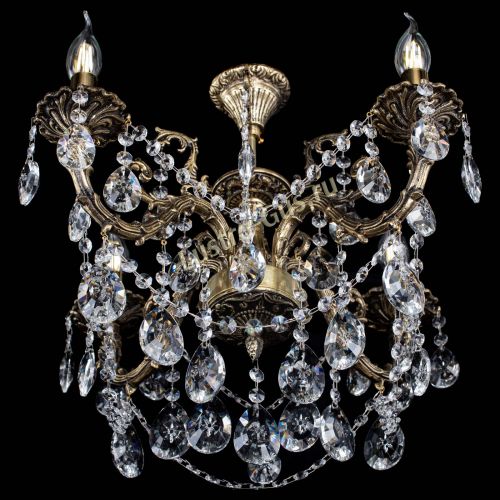 Люстра бронзовая Артемида №4 звезда в Сочи Гусь Хрустальный