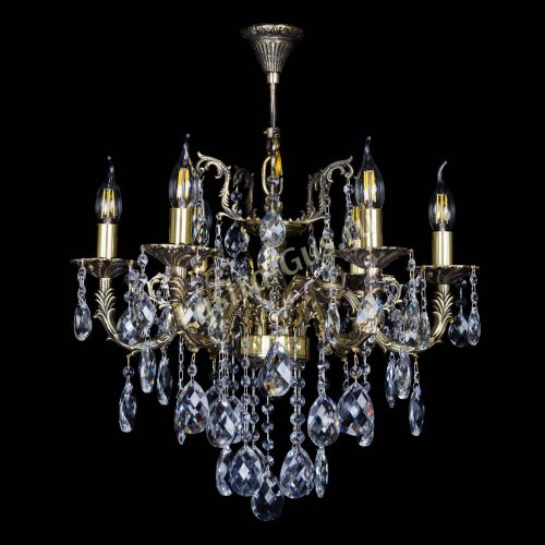 Бронзовая люстра Артемида №6 баден в Сочи Гусь Хрустальный
