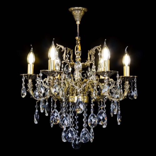 Бронзовая люстра Артемида №6 баден в Сочи Гусь Хрустальный