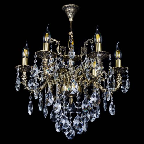 Бронзовая люстра Артемида №6 баден в Сочи Гусь Хрустальный