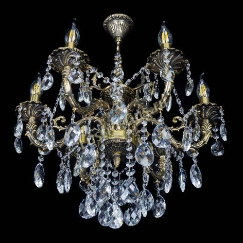 Бронзовая люстра Артемида №6 баден в Сочи Гусь Хрустальный