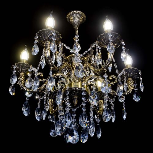 Бронзовая люстра Артемида №6 лучик в Сочи Гусь Хрустальный