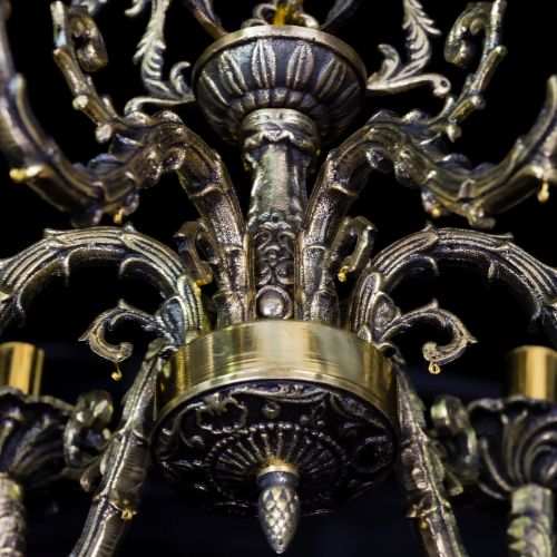 Бронзовая люстра Артемида №6 журавлик в Сочи Гусь Хрустальный