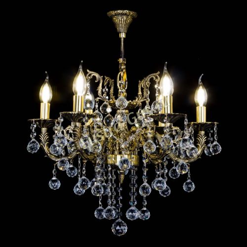 Бронзовая люстра Артемида №6 шар в Сочи Гусь Хрустальный