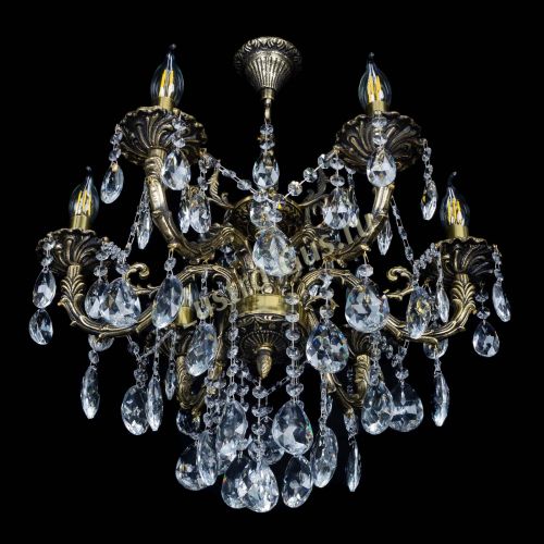 Бронзовая люстра Артемида №6 журавлик в Сочи Гусь Хрустальный