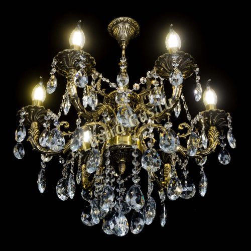 Бронзовая люстра Артемида №6 журавлик в Сочи Гусь Хрустальный