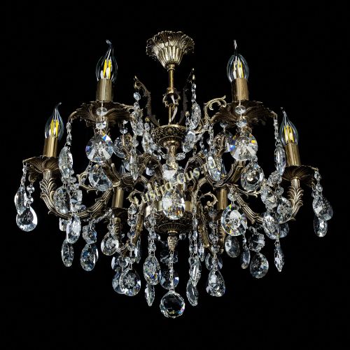 Бронзовая люстра Артемида в Сочи Гусь Хрустальный