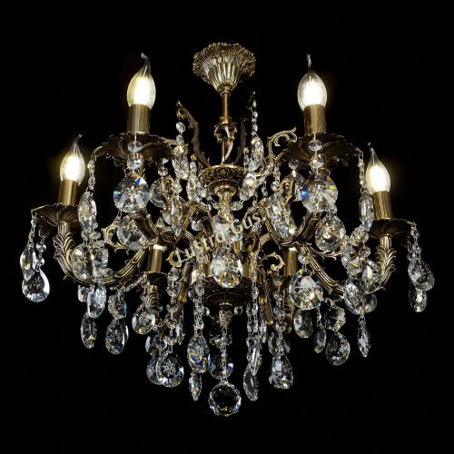 Бронзовая люстра Артемида в Сочи Гусь Хрустальный
