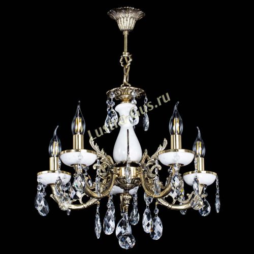 Люстра бронзовая Атланта из мрамора Баден №5/1 в Сочи Гусь Хрустальный