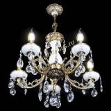 Люстра бронзовая Атланта из мрамора Баден №5/1 в Сочи