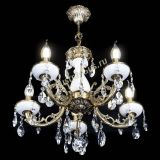 Люстра бронзовая Атланта из мрамора №5/1 Лучик в Сочи