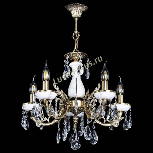 Люстра бронзовая Атланта из мрамора №5/1 Журавлик в Сочи Гусь Хрустальный