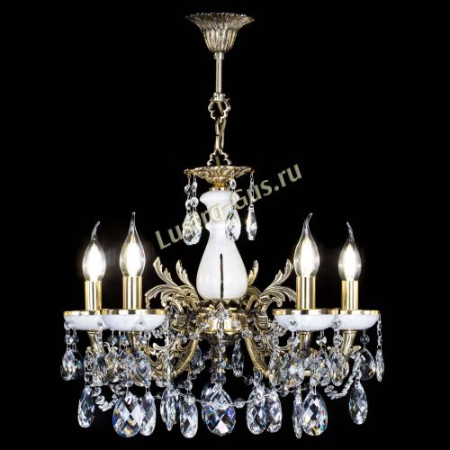 Люстра бронзовая Атланта из мрамора Баден №5/3 в Сочи Гусь Хрустальный