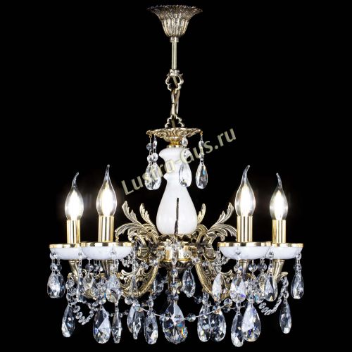 Люстра бронзовая Атланта из мрамора №5/3 Лучик в Сочи Гусь Хрустальный