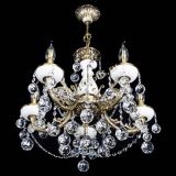 Люстра бронзовая Атланта из мрамора №5/3 Шар в Сочи