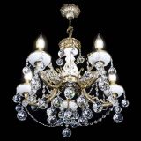 Люстра бронзовая Атланта из мрамора №5/3 Шар в Сочи