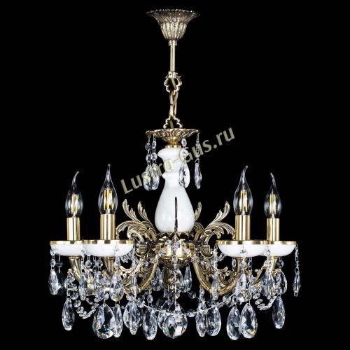 Люстра бронзовая Атланта из мрамора №5/3 Журавлик в Сочи Гусь Хрустальный