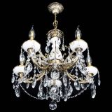 Люстра бронзовая Атланта из мрамора №5/3 Журавлик в Сочи