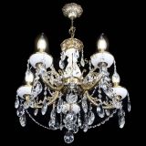 Люстра бронзовая Атланта из мрамора №5/3 Журавлик в Сочи