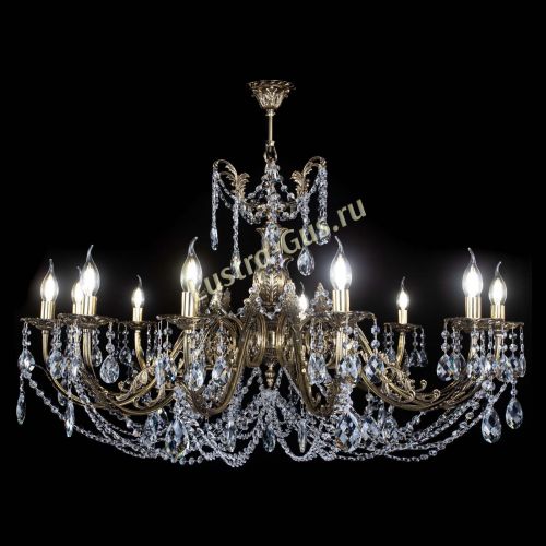 Люстра бронзовая Делия №12 баден в Сочи Гусь Хрустальный