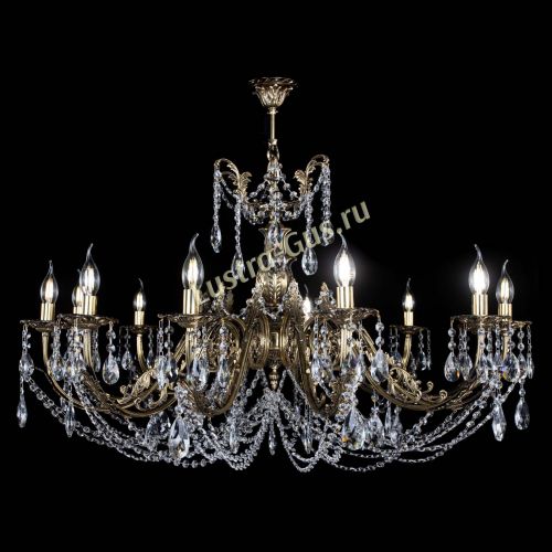 Люстра бронзовая Делия №12 журавлик в Сочи Гусь Хрустальный