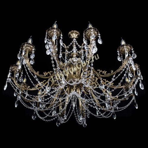 Люстра бронзовая Делия №12 журавлик в Сочи Гусь Хрустальный