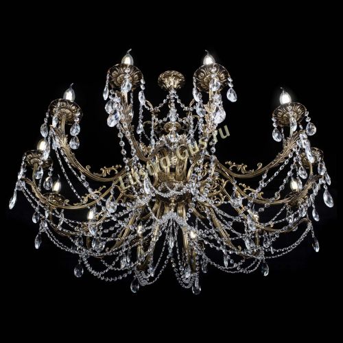 Люстра бронзовая Делия №12 журавлик в Сочи Гусь Хрустальный