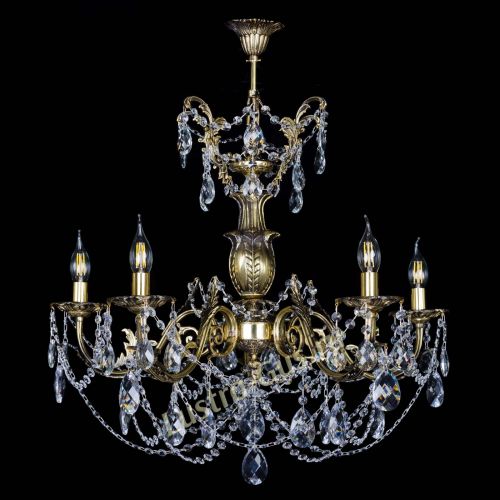 Люстра бронзовая Делия №5 баден в Сочи Гусь Хрустальный