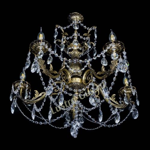 Люстра бронзовая Делия №5 баден в Сочи Гусь Хрустальный