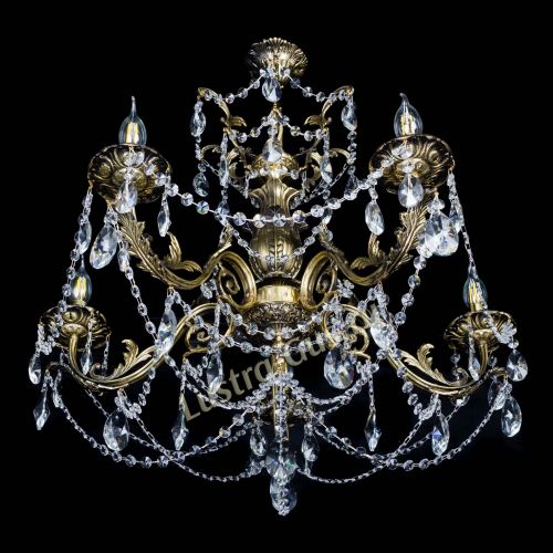 Люстра бронзовая Делия №5 лучик в Сочи Гусь Хрустальный