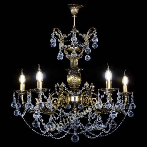 Люстра бронзовая Делия №5 шар в Сочи Гусь Хрустальный