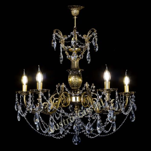 Люстра бронзовая Делия №5 журавлик в Сочи Гусь Хрустальный