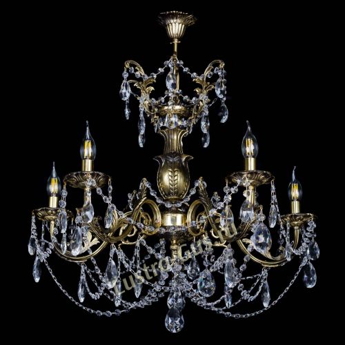 Люстра бронзовая Делия №5 журавлик в Сочи Гусь Хрустальный