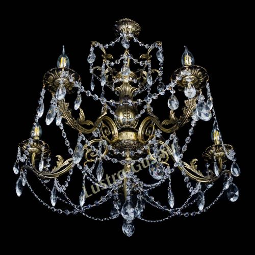 Люстра бронзовая Делия №5 журавлик в Сочи Гусь Хрустальный