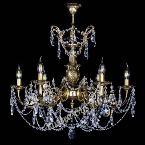 Люстра бронзовая Делия №6 баден в Сочи Гусь Хрустальный