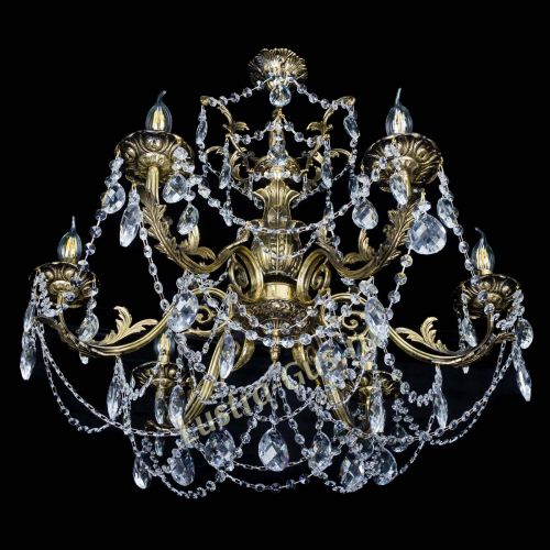 Люстра бронзовая Делия №6 баден в Сочи Гусь Хрустальный