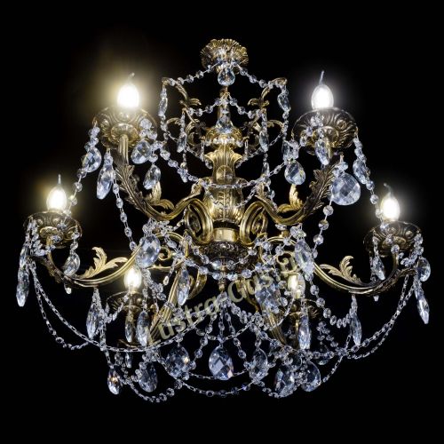 Люстра бронзовая Делия №6 баден в Сочи Гусь Хрустальный