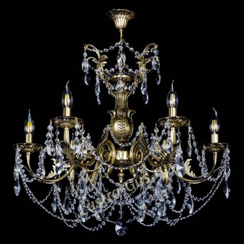 Люстра бронзовая Делия №6 лучик в Сочи Гусь Хрустальный