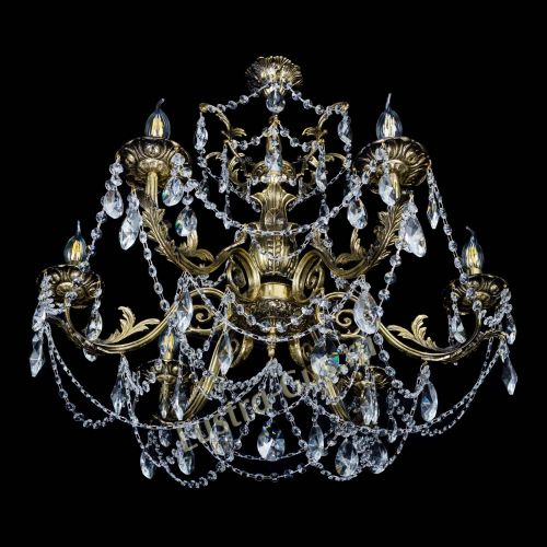 Люстра бронзовая Делия №6 лучик в Сочи Гусь Хрустальный