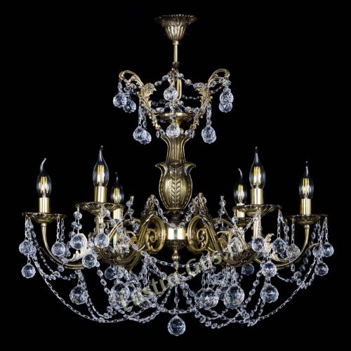 Люстра бронзовая Делия №6 шар в Сочи Гусь Хрустальный