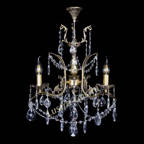 Бронзовая люстра Гелла №3 баден в Сочи Гусь Хрустальный