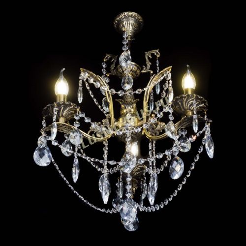 Бронзовая люстра Гелла №3 баден в Сочи Гусь Хрустальный
