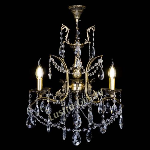 Бронзовая люстра Гелла №3 журавлик в Сочи Гусь Хрустальный