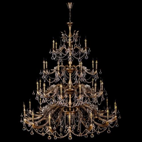 Люстра Винтаж №1 - 1,6 м, под бронзу в Сочи Гусь Хрустальный