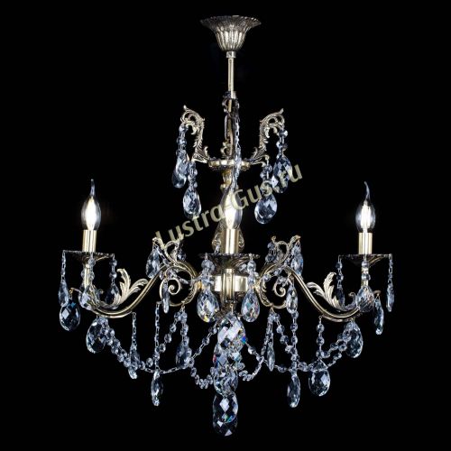 Люстра бронзовая Кассандра №3 баден в Сочи Гусь Хрустальный