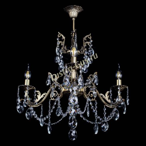 Люстра бронзовая Кассандра №3 баден в Сочи Гусь Хрустальный