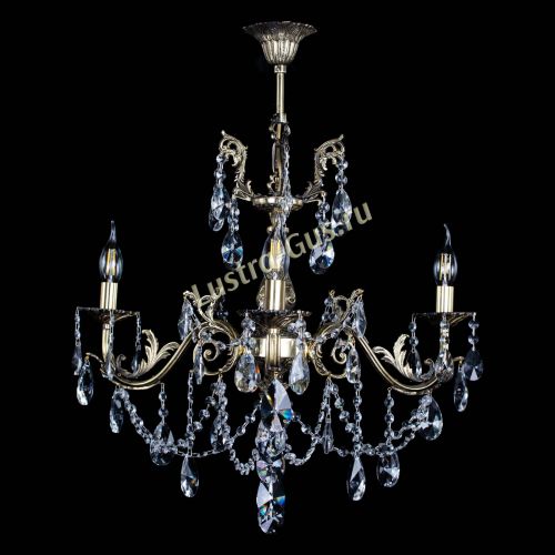 Люстра бронзовая Кассандра №3 лучик в Сочи Гусь Хрустальный