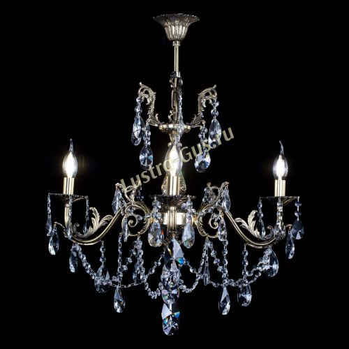 Люстра бронзовая Кассандра №3 лучик в Сочи Гусь Хрустальный