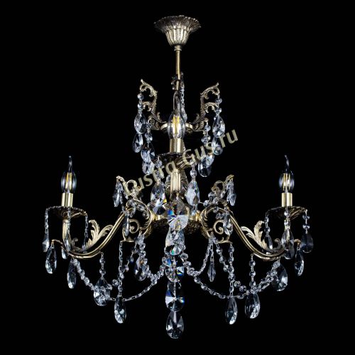 Люстра бронзовая Кассандра №3 лучик в Сочи Гусь Хрустальный